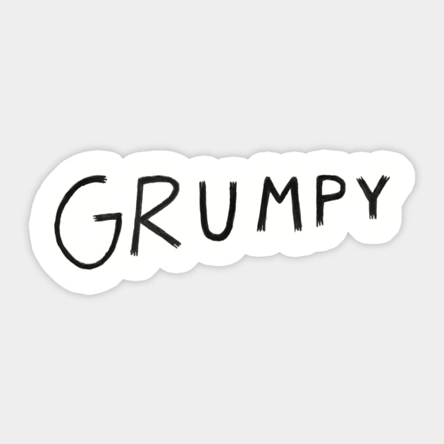 Grumpy Sticker by lexalion